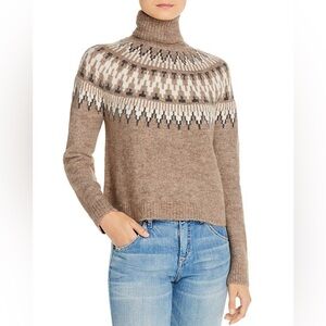 Line + Dot Kels Fair Isle Turtleneck Sweater